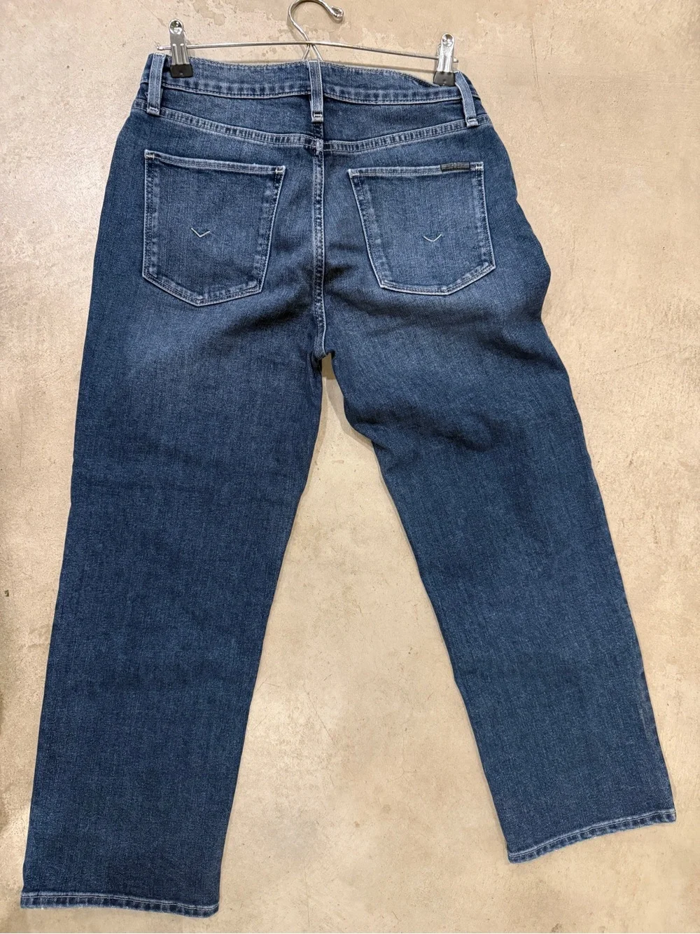 Hudson Jeans Men's Straight Fit Dark Blue Denim